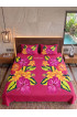 Hand Painted Rayon Bedsheet Set King Size Hand Painted Rayon Bedsheet Set King Size